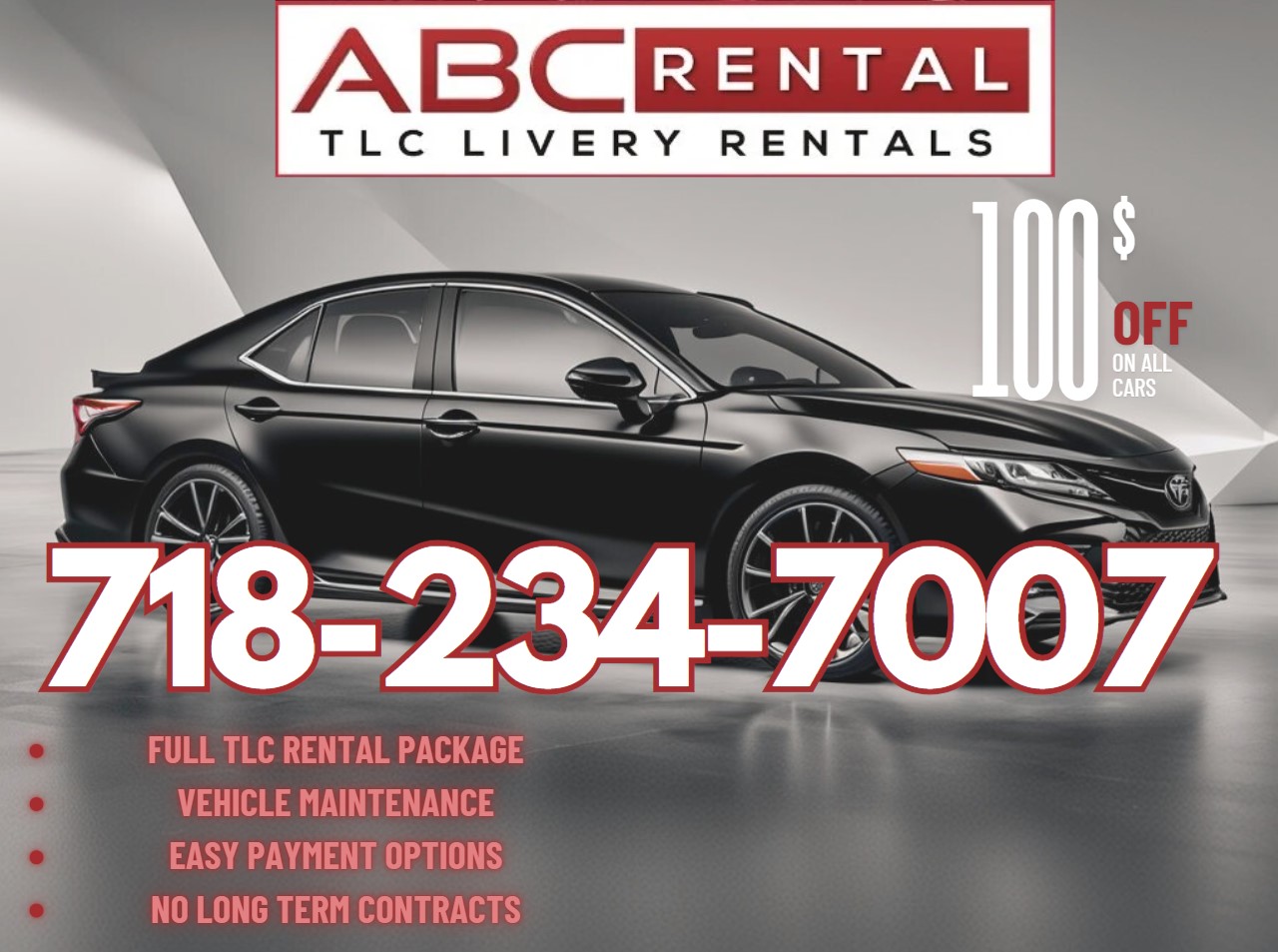 TLC Car Market - Uncover Incredible Deals: Save $100 on TLC Rentals Today!